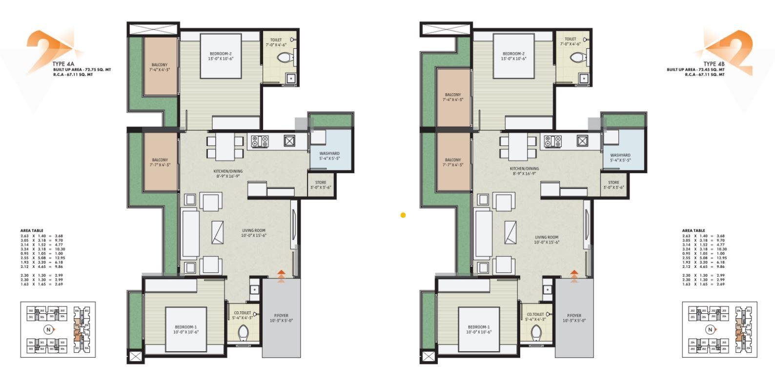 2_BHK_Unit_Plan_1_THE_AMBER_Ahmedabad_Estate