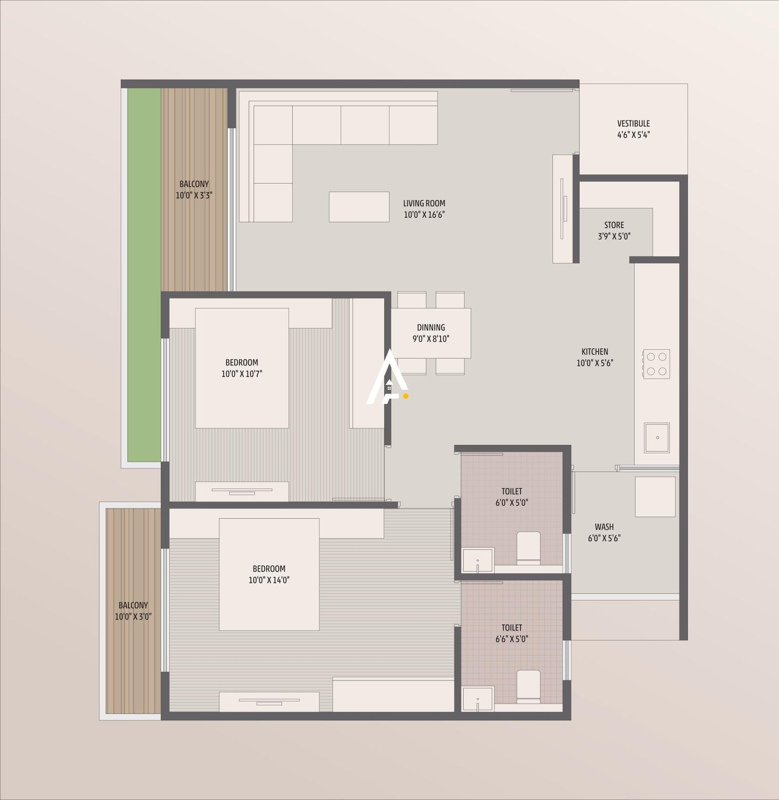2_BHK_Unit_Plan_IMPERIA_PEARL_Ahmedabad_Estate
