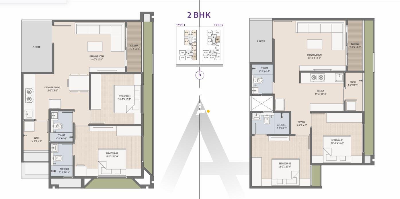 2_BHK_Unit_Plan_SWASTIK_ANANTA_Ahmedabad_Estate