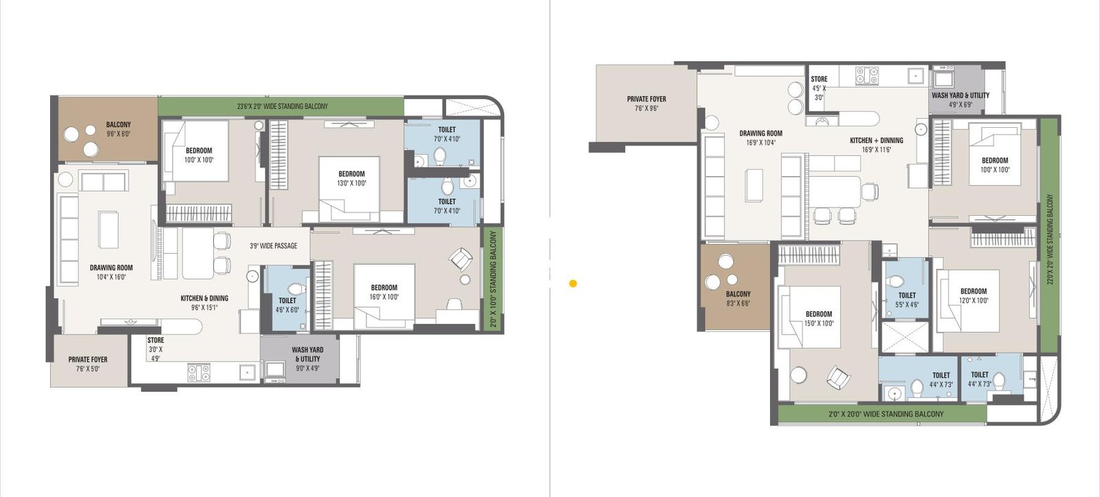 3_BHK_Unit_Plan_FLORENCE_242_Ahmedabad_Estate