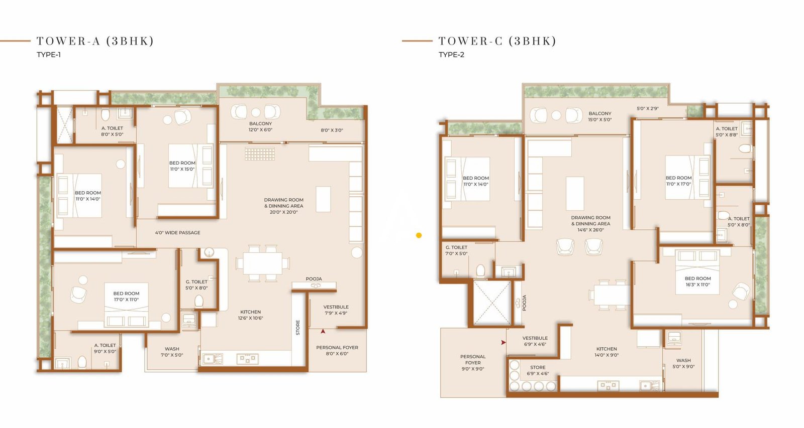 3_BHK_Unit_Plan_Ganesh_Vivanta_Ahmedabad_Estate