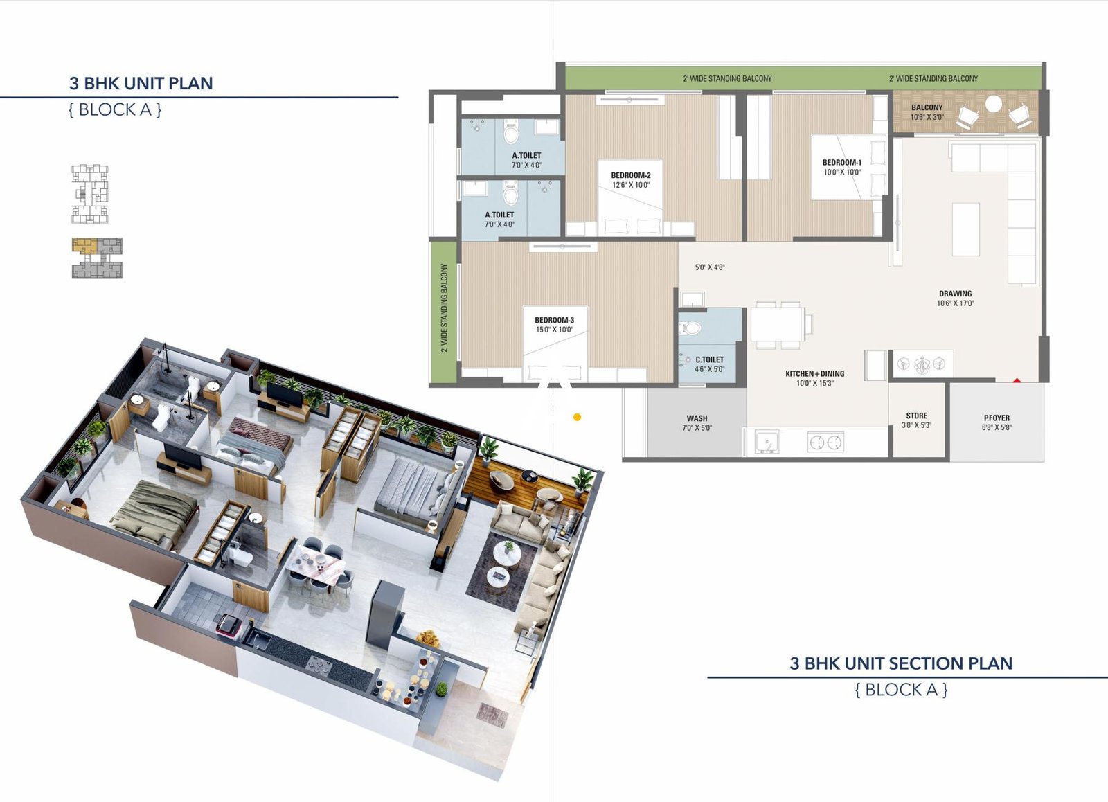 3_BHK_Unit_Plan_Pushkar_Royal_Ahmedabad_Estate