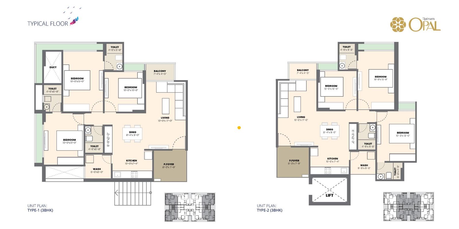 3_BHK_Unit_Plan_Ratnam_Opal_Ahmedabad_Estate