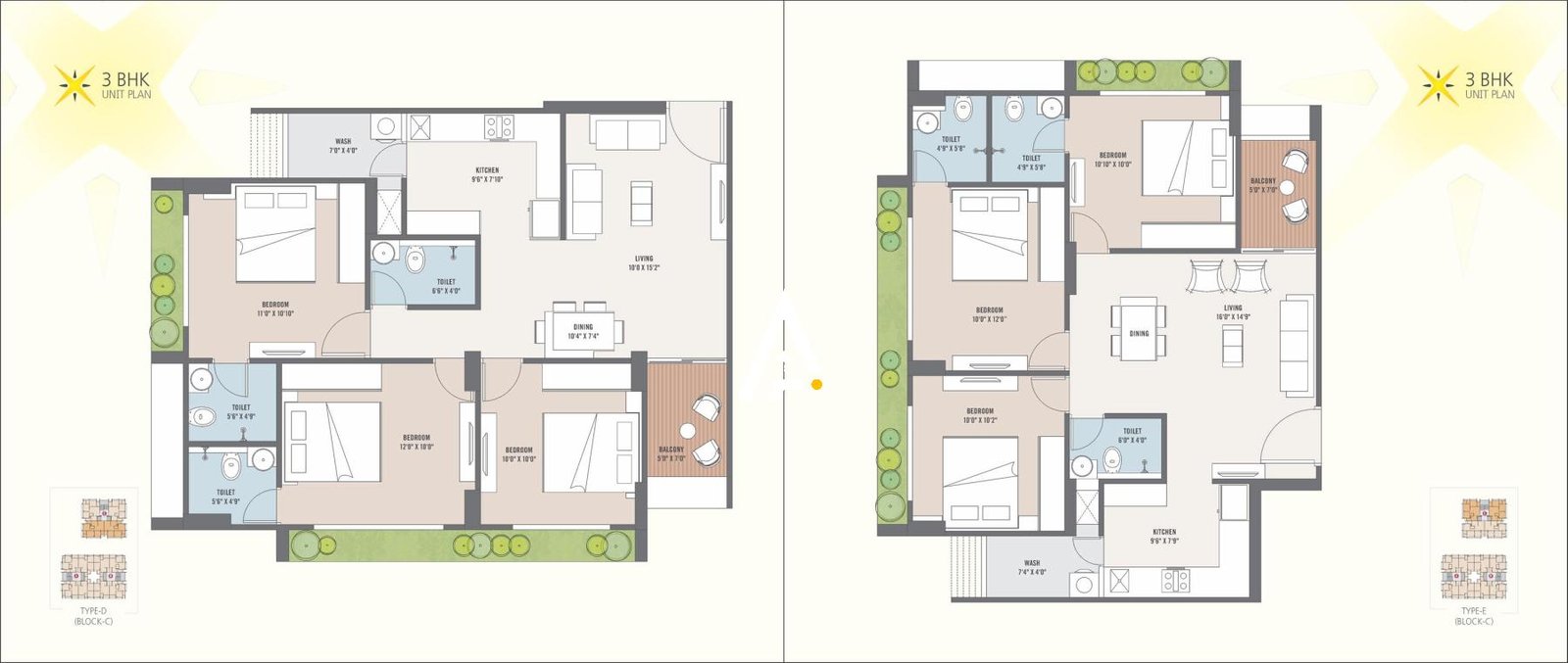 3_BHK_Unit_Plan_Siddharth_Shine_Ahmedabad_Estate