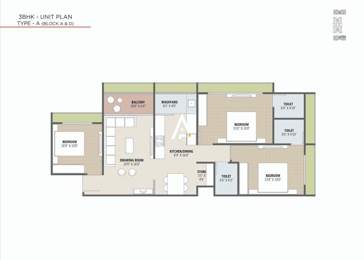 3_BHK_Unit_Plan_Status_SKY_Ahmedabad_Estate