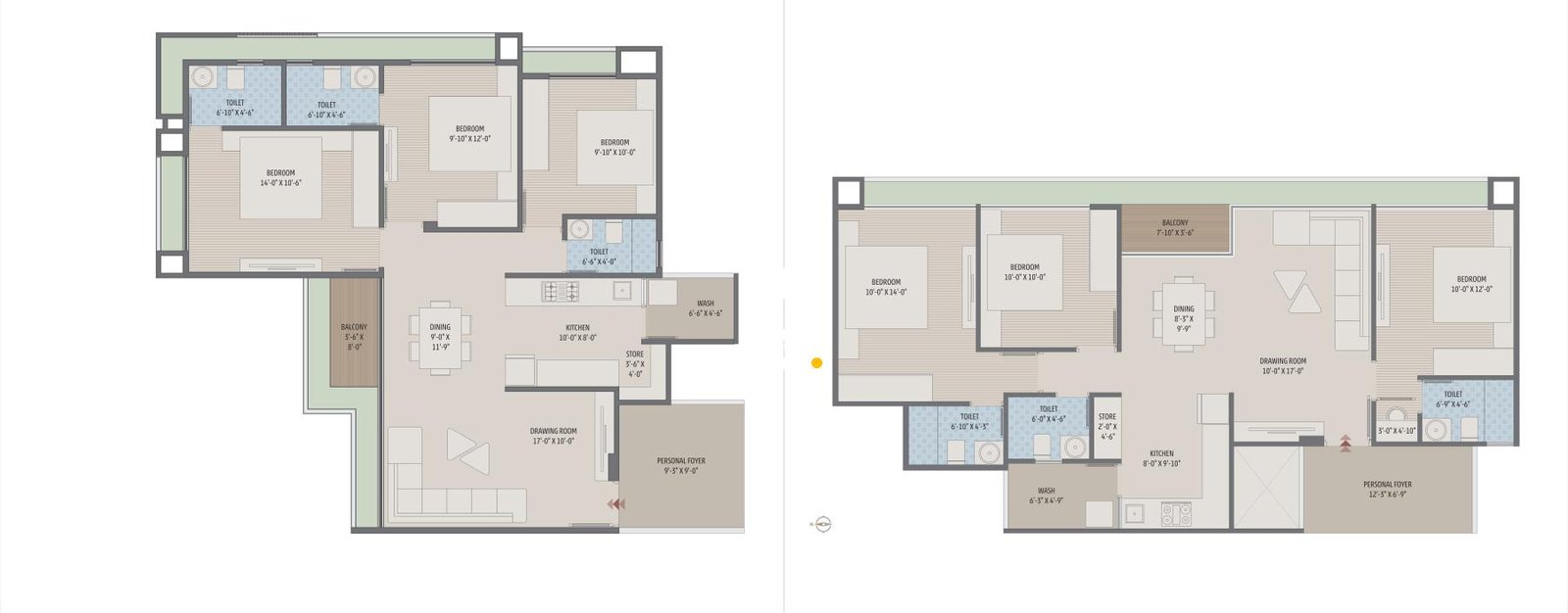 3_BHK_Unit_Plan_VIVAAN_ORBIT_Ahmedabad_Estate