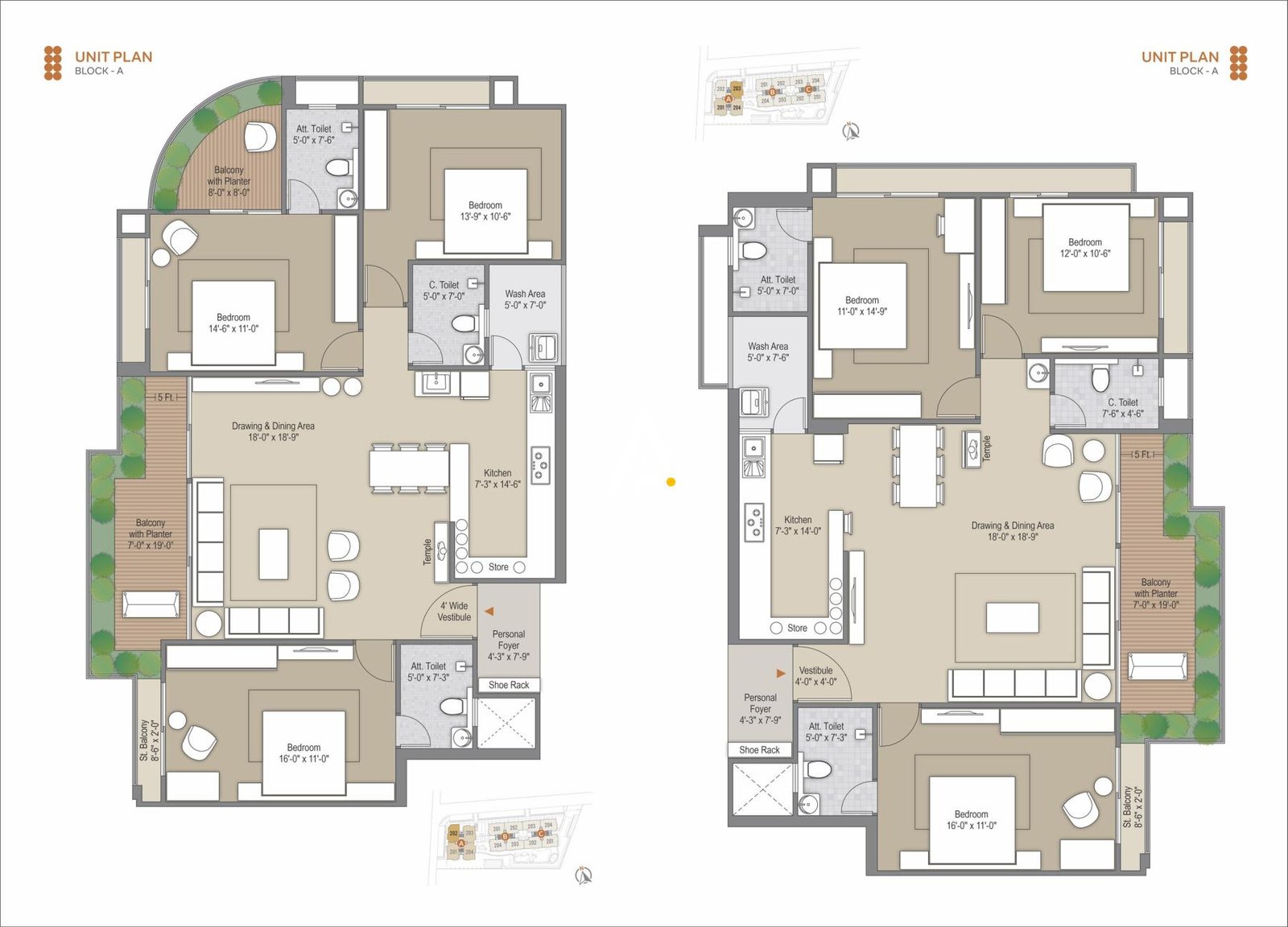 3_BHK_Unit_Plan_Western_Luxuria_Ahmedabad_Estate