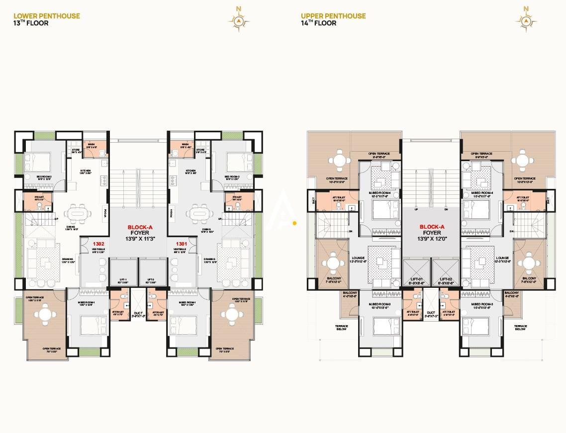 4_BHK_PentHouse_Unit_Plan_Stellavia_Ahmedabad_Estate