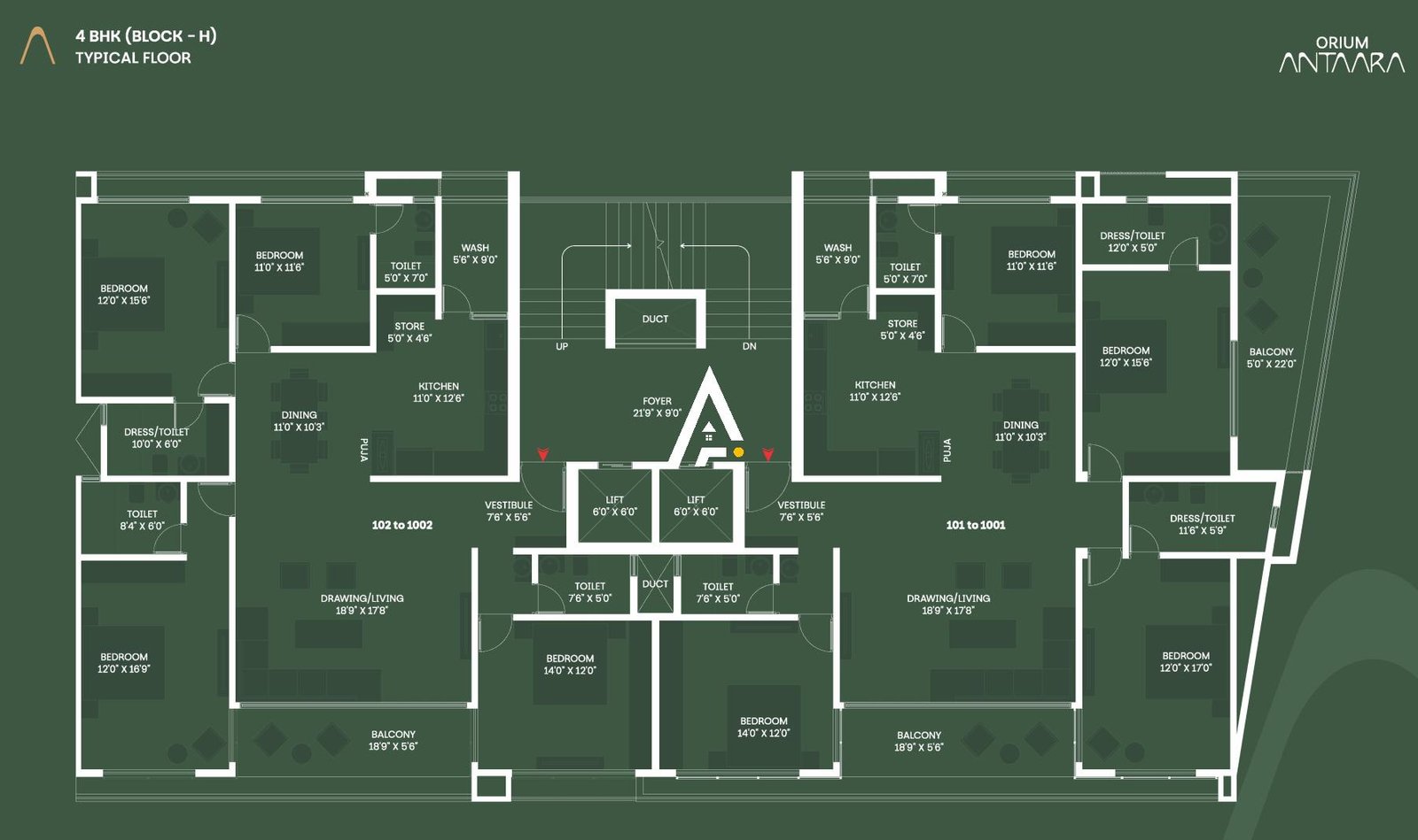 4_BHK_Unit_Plan_Orium_Antaara__AhmedabadEstate