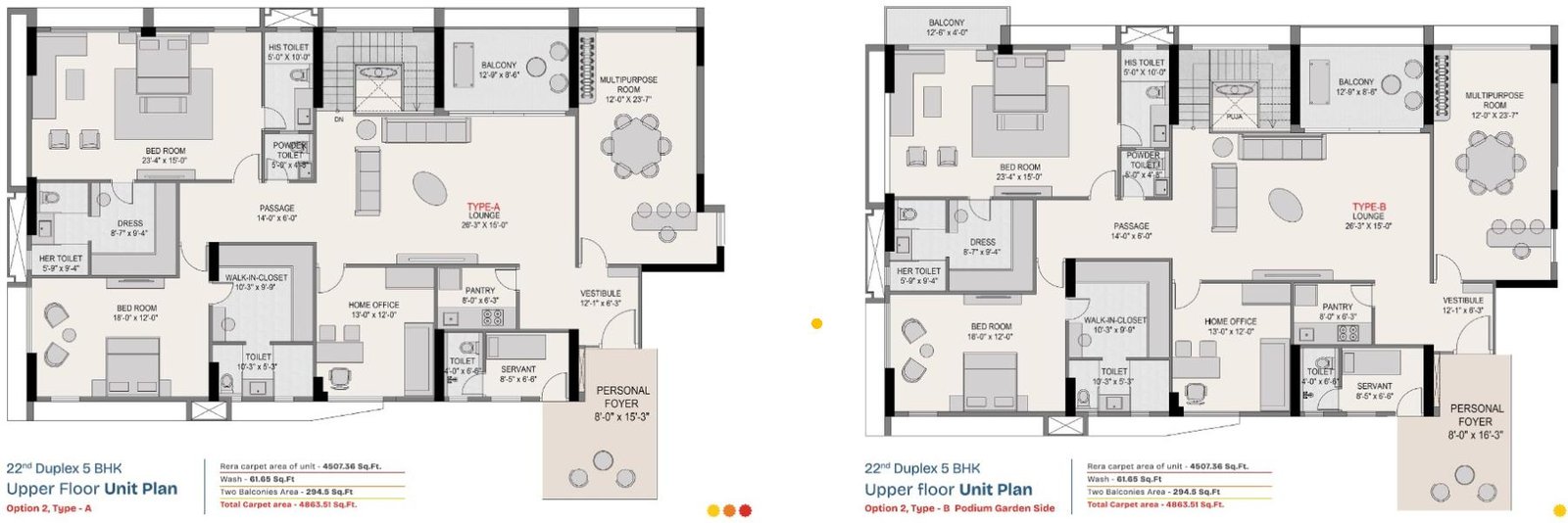 5_BHK_Unit_Plan_B_Malabar_Retreat_AhmedabadEstate